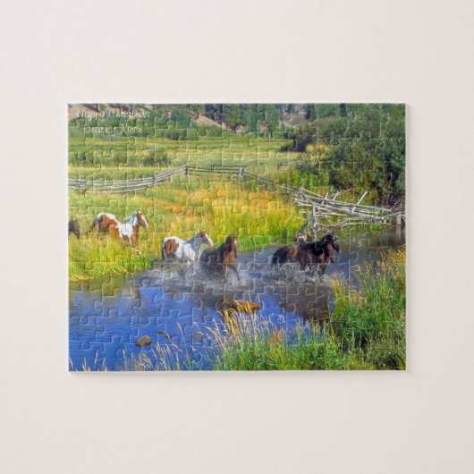 クリスマスの姪。ジグソーパズル ジグソーパズル (横)