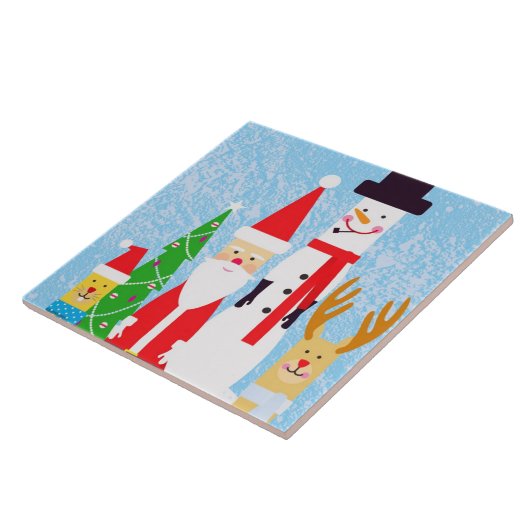 クリスマスの姿 タイル (側面)