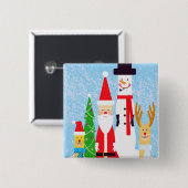 クリスマスの姿 缶バッジ (正面&裏面)