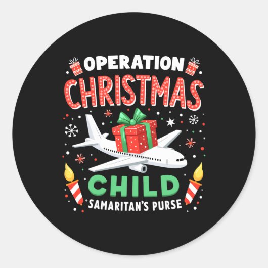 クリスマスの子おもしろいファミリー照合Xm ラウンドシール (正面)