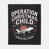 クリスマスの子おもしろい家族の照合 フリースブランケット (正面)