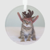 クリスマスの子ネコ オーナメント (裏面)