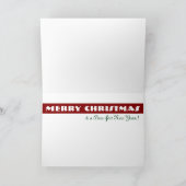 クリスマスの子ネコ| Chatons de Noell Card (時代遅れの) カード (内部)