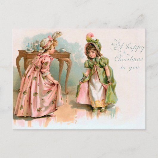クリスマスの子供たち ポストカード (正面)