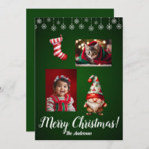 クリスマスの子供、メリークリスマス！ クリスマスカード