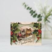 クリスマスの子最高の猫たち ポストカード (スタンド正面)