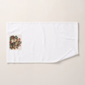 クリスマスの子犬のタオルセット バスタオルセット (ハンドタオル)