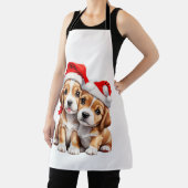 クリスマスの子犬 エプロン (インサイチュ)