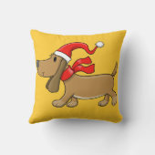 クリスマスの子犬「オスカー」枕 クッション (裏面)