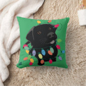 クリスマスの子犬 クッション (ブランケット)