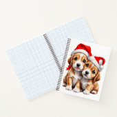 クリスマスの子犬 ノートブック (内部)