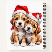 クリスマスの子犬 ノートブック (裏面)