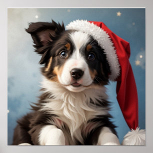 クリスマスの子犬 ポスター