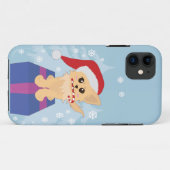 クリスマスの子犬 Case-Mate iPhoneケース (裏面(横))