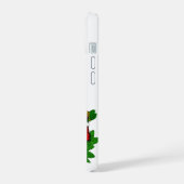 クリスマスの子犬 iPhone 15ケース (左側面)