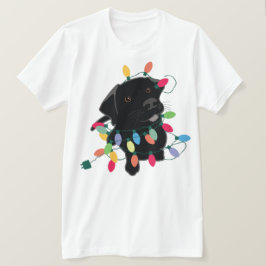 クリスマスの子犬 Tシャツ