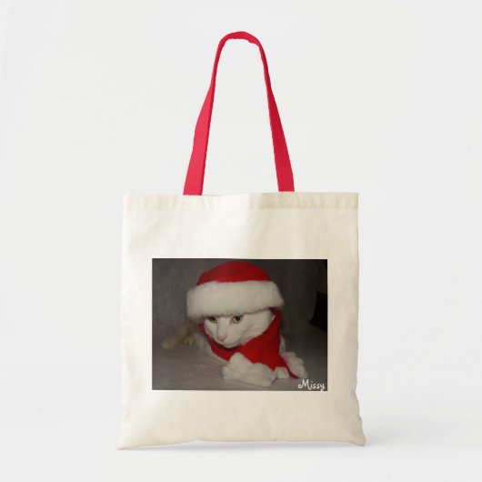 クリスマスの子猫のトートバック トートバッグ (正面)