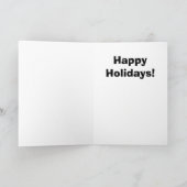 クリスマスの子猫カード シーズンカード (内部)