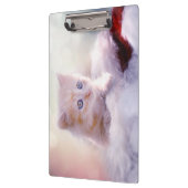 クリスマスの子猫 クリップボード (左)