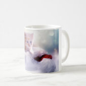 クリスマスの子猫 コーヒーマグカップ (正面右)