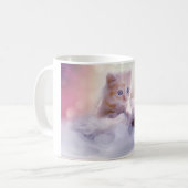 クリスマスの子猫 コーヒーマグカップ (正面左)