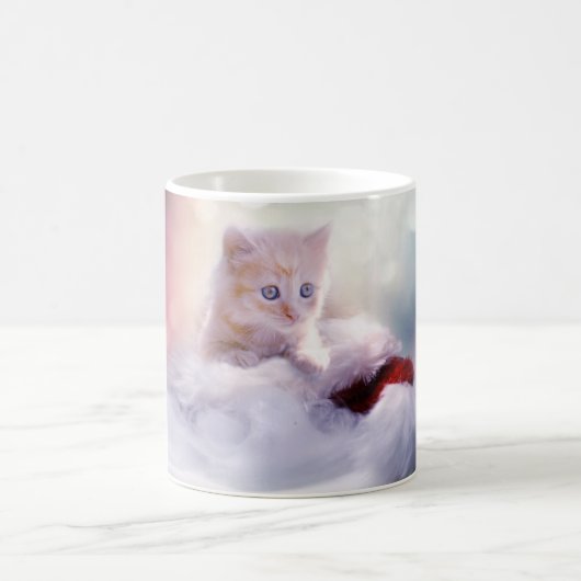 クリスマスの子猫 コーヒーマグカップ (中央)