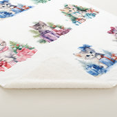 クリスマスの子猫 シェルパブランケット (3/4)