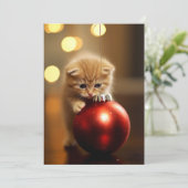 クリスマスの子猫 シーズンカード (スタンド正面)