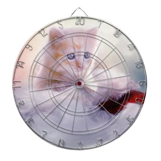 クリスマスの子猫 ダーツボード (正面)