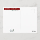 クリスマスの子猫 |チャトンデノエル葉書 ポストカード (裏面)