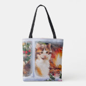 クリスマスの子猫 トートバッグ (裏面)