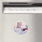 クリスマスの子猫 マグネット (インサイチュ (食洗機))