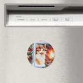 クリスマスの子猫 マグネット (インサイチュ (食洗機))