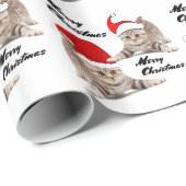 クリスマスの子猫 ラッピングペーパー (ロールコーナー)