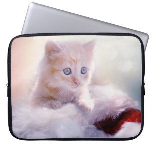 クリスマスの子猫 ラップトップスリーブ
