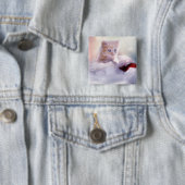 クリスマスの子猫 缶バッジ (インサイチュ)