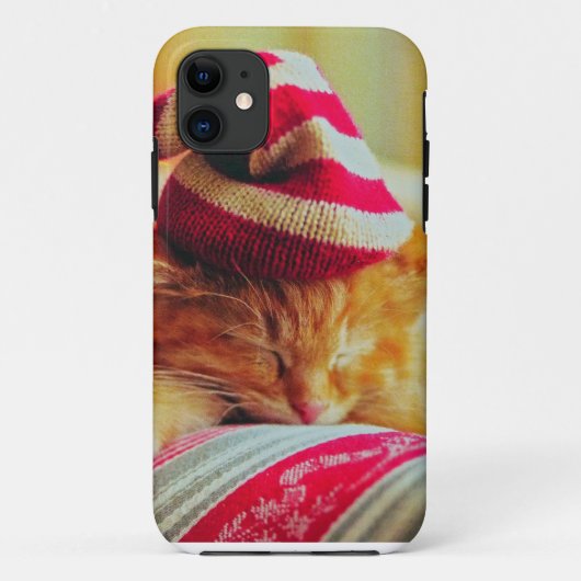 クリスマスの子猫 Case-Mate iPhoneケース (裏面)