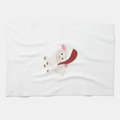 クリスマスの子羊 キッチンタオル (横)