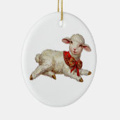 クリスマスの子羊 セラミックオーナメント (右)