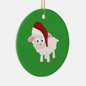 クリスマスの子羊 セラミックオーナメント (右)
