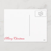 クリスマスの子馬の現在 シーズンポストカード (裏面)