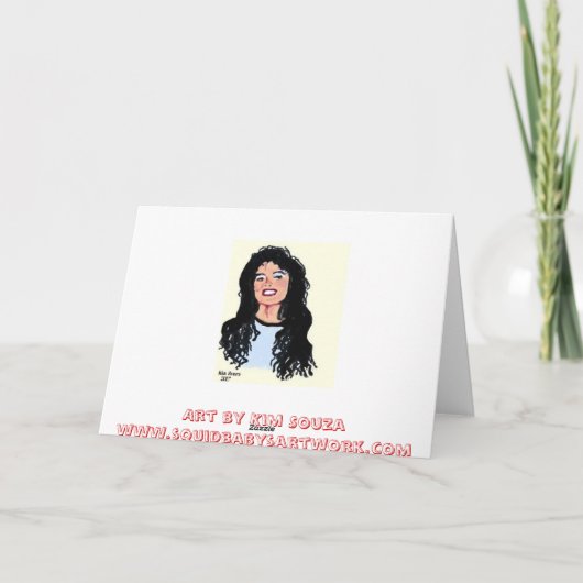 クリスマスの子馬カード シーズンカード (裏面)