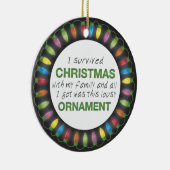 クリスマスの存続 セラミックオーナメント (右)