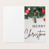 クリスマスの季節ごとの楽しいカード (外部フラット)