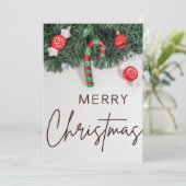 クリスマスの季節のカード 招待状 (スタンド正面)