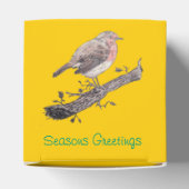 クリスマスの季節の野鳥 フェイバーボックス (上部)