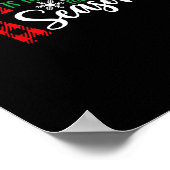 クリスマスの季節はイエスがおもしろい原因 ポスター (角)