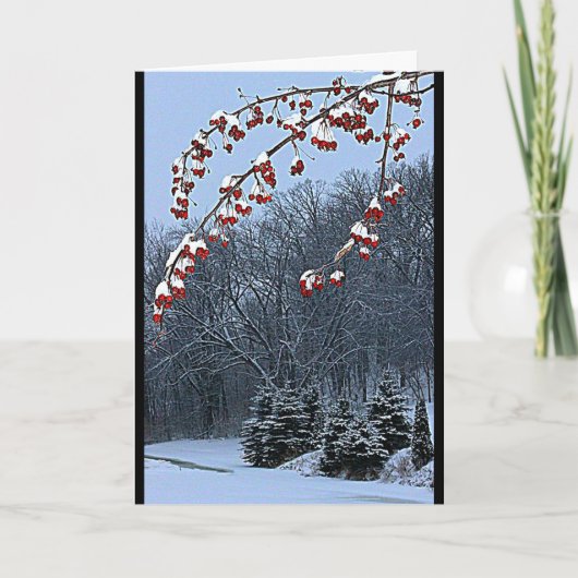 クリスマスの季節を楽しみたい！ シーズンカード (正面)