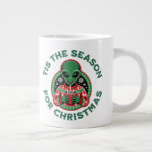 クリスマスの季節到来 – 面白エイリアン ジャンボコーヒーマグカップ (右)