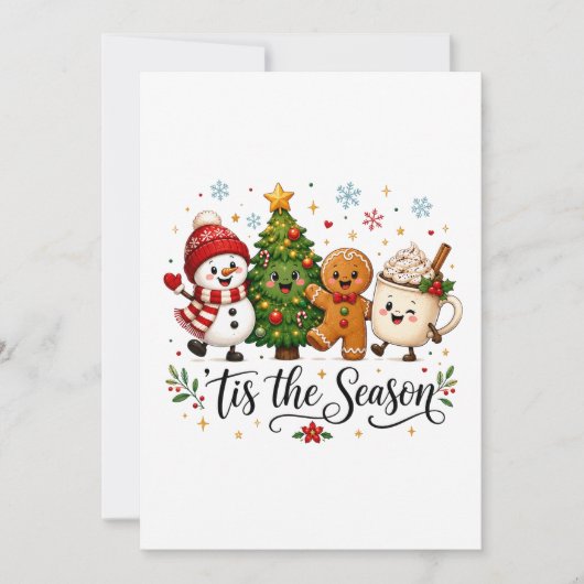 クリスマスの季節 カード (正面)